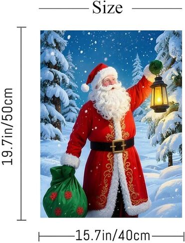 ACIOPPL Christmas Santa Paint by Numbers for Adults Beginner Winter Easy Paint by Number Kits on Canvas Xmas Santa Claus Oil Painting Canvas Xmas DIY Oil Painting for Gift Home Wall Decor 16 x 20 Inch in Saudi Arabia