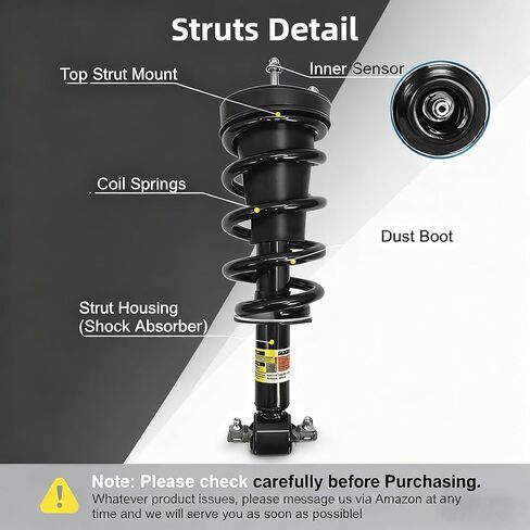 1PCS Rear Right Air Shock Absorber Suspension Struts Magnetic Ride for Cadillac DTS 2006 2007 2008 2009 2010 2011 4.6L V8 in Saudi Arabia