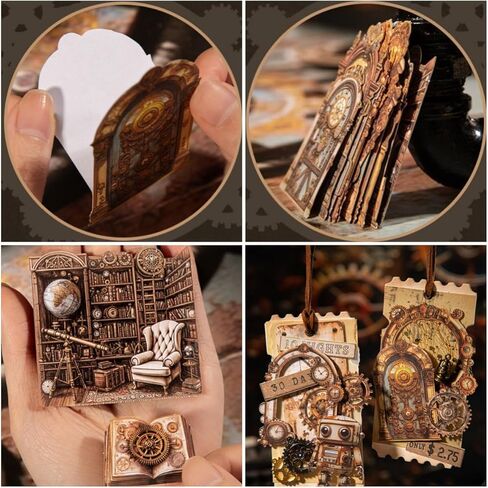 90 جهاز كمبيوتر شخصى الشرير موضوع خمر القصاصات ملصقات، Steampunk Gear ملصقات مقاومة للماء للمراهقين البالغين والأطفال سكرابوكينغ DIY الحرف مجلة مخطط أجهزة الكمبيوتر المحمولة الكمبيوتر الغيتار حالة الهاتف in Saudi Arabia