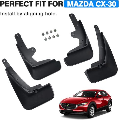 Autorder Mud Flpas Splash Guards لـ 2022 2023 2024 Honda Civic Accessories Mudflap Fender Flares Front and Rear Mud Guard مجموعة 4 قطع (غير مناسبة لهاتشباك) in Saudi Arabia