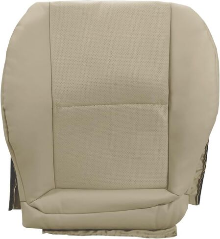 غطاء مقعد جلدي مثقوب بديل من جانب السائق باللون البني متوافق مع Mercedes-Benz GLK 250 280 300 2008-2014، GLK 350 2008-2015، فقط للرياضة (قطعة واحدة من غطاء المقعد السفلي) in Saudi Arabia