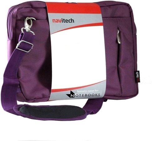 حقيبة سفر Navitech أرجوانية أنيقة مقاومة للماء - متوافقة مع الكمبيوتر المحمول ASUS ProArt PX13 (HN7306) مقاس 13.3 بوصة in Kuwait