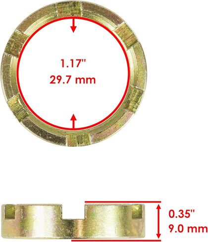 Caltric Primary Drive Clutch Jam Nut Compatible with Polaris RZR 4 900 / RZR 900 2014 2015 2016 2017 2018 2019 2020 7547498 in Saudi Arabia