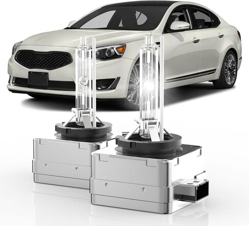 Fit for 2014-2016 Hyundai Genesis Kia Optima Cadenza D1S HID Xenon Headlight Bulbs, 350% Brightness, High Low Beam Light Bulb, 6000K Cool Bright White, Plug-N-Play, of 2 in Saudi Arabia
