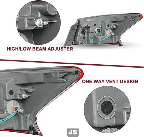 مجموعة مصابيح خلفية JSBOYAT لسيارة 2013 2014 2015 Nissan Sentra LED مصابيح خلفية خلفية للفرامل الخلفية من جانب الركاب الأيمن in Kuwait