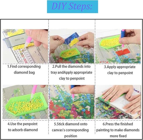 مجموعات الطلاء الماسي 5D للبالغين، فن الماس القط اللطيف للمبتدئين، طلاء حفر دائري كامل DIY بواسطة Diamonds Dot Gem Art للبالغين، ديكور جدار المنزل 13.7 × 13.7 بوصة in Saudi Arabia