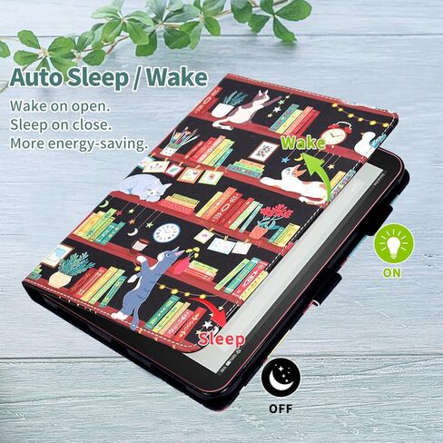 حافظة KEROM لجهاز Fire HD 10 Tablet (الجيل التاسع/السابع/الخامس، إصدار 2019/2017/2015)، غطاء حامل ذكي من جلد البولي يوريثان الفاخر مع إيقاظ تلقائي للنوم وزوايا رؤية متعددة، زهرة in Kuwait