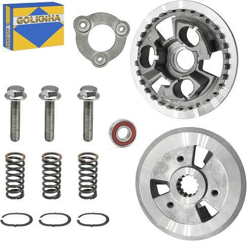 مركز القابض الداخلي ولوحة الضغط الخارجي لـ Kawasaki Ninja 400 EX400/Z400 ER400 2018-2024 OEM #13087-0585 13187-0033 92145-1789 92154-0997 13272-2414 16007-0711 in Saudi Arabia