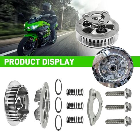 مركز القابض الداخلي ولوحة الضغط الخارجي لـ Kawasaki Ninja 400 EX400/Z400 ER400 2018-2024 OEM #13087-0585 13187-0033 92145-1789 92154-0997 13272-2414 16007-0711 in Saudi Arabia