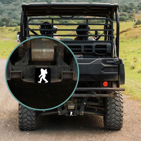 Sasquatch الأوسط إصبع سحب وصلة كوف كوف Sasquatch غطاء وصلة مقطورة، مربع 2 بوصة استقبال أنبوب غطاء التوصيل، مقطورة وصلة وصلة أنبوب أغطية مطاطية للشاحنات سيارات الدفع الرباعي in Kuwait