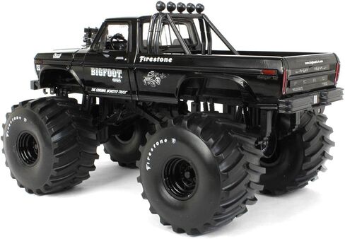 Greenlight 1/18 1974 Ford F-250 Ranger XLT Monster Truck، Bigfoot #1، Black Bandit، إطارات 66 بوصة 13650 in Saudi Arabia
