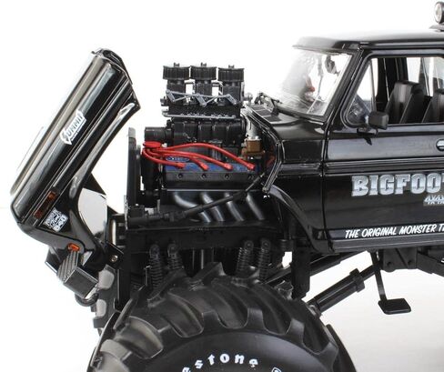Greenlight 1/18 1974 Ford F-250 Ranger XLT Monster Truck، Bigfoot #1، Black Bandit، إطارات 66 بوصة 13650 in Saudi Arabia