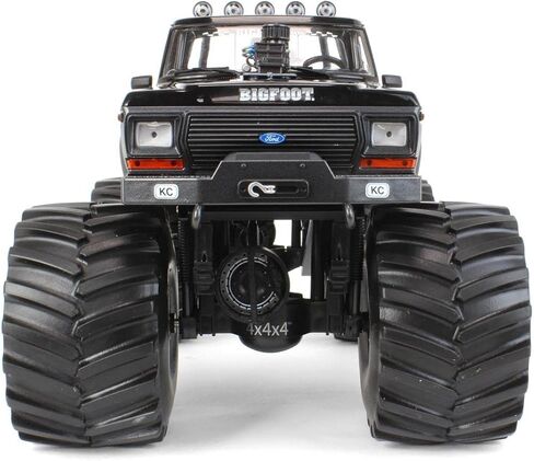 Greenlight 1/18 1974 Ford F-250 Ranger XLT Monster Truck، Bigfoot #1، Black Bandit، إطارات 66 بوصة 13650 in Saudi Arabia