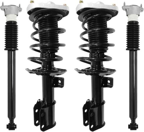 COMPLETESTRUTS - مجموعات دعامة أمامية كاملة مع نوابض لولبية واستبدال ممتص الصدمات الخلفي لسيارة Mercedes-Benz E350 4Matic AWD 2010-2016 - مجموعة من 4 in Saudi Arabia