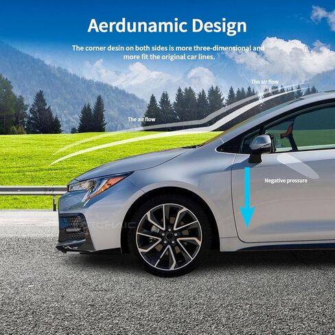 Archaic Front Bumper Lip Spoiler Compatible for 2020-2025 Toyota Corolla 4 Door Sedan [SE/XSE/Nightshade],Splitter Under Chin Spoiler Body Kit Corolla Accessories（NOT Fit LE Or XLE Model.） in Saudi Arabia