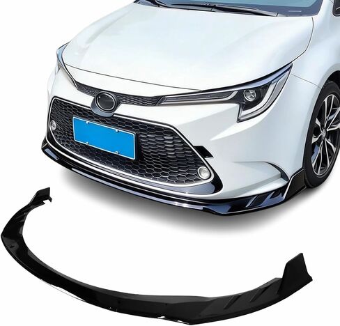 Archaic Front Bumper Lip Spoiler Compatible for 2020-2025 Toyota Corolla 4 Door Sedan [SE/XSE/Nightshade],Splitter Under Chin Spoiler Body Kit Corolla Accessories（NOT Fit LE Or XLE Model.） in Saudi Arabia