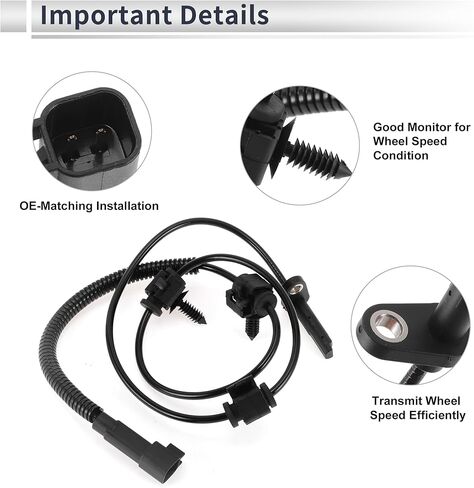 Rear Left/Rear Right ABS Wheel Speed Sensor for Cadillac CTS 2008-2015 ABS Sensor Anti-lock Braking System Sensor No.25996838 1 Pcs in Saudi Arabia