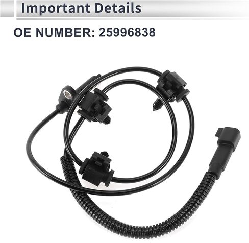 Rear Left/Rear Right ABS Wheel Speed Sensor for Cadillac CTS 2008-2015 ABS Sensor Anti-lock Braking System Sensor No.25996838 1 Pcs in Saudi Arabia