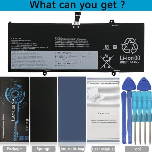 بطارية كمبيوتر محمول L17L3P52 متوافقة مع Lenovo ThinkPad L480 L490 L580 L590 L14 L15 L14 Gen 2 L15 Gen 2 Series 01AV466 L17C3P52 L17M3P53 L17M3P54 5B10W13897 SB10K97613 SB10T83140 in Saudi Arabia