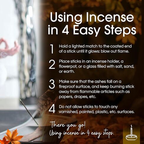Gonesh Scents of Winter - Incense Sticks Variety Pack - Non-Toxic 10" Slow Burn Aromatic Sticks - Winterberry, Invigorating Pine, Siberian Iris, Mint Leaves - 30 Sticks Each in Saudi Arabia