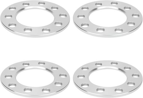 فواصل عجلات IRONTEK مقاس 0.25 بوصة تناسب 5x4.5 و5x4.75 (نمط الترباس المزدوج) 5x114.3 5x120.7 5x120.65 (سمك 6 مم، تجويف المحور 82 مم) مناسبة لسيارة شيفروليه كورفيت، لسيارة كاديلاك XLR قطعتين in Saudi Arabia
