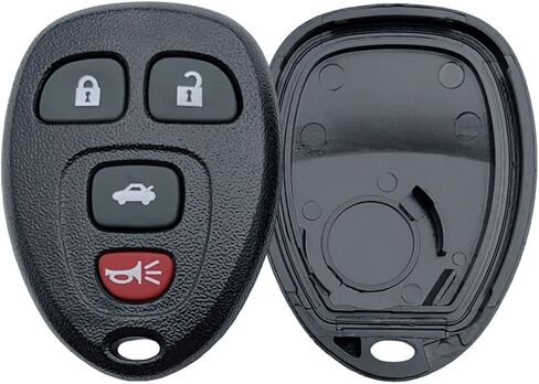 غطاء بديل عن بعد للدخول بدون مفتاح يناسب Chevy 2007-2014 Equinox Avalanche Silverado Escalade Tahoe Suburban GMC Yukon OUC60221، OUC60270 Key Fob Shell (4 أزرار-B) in Kuwait