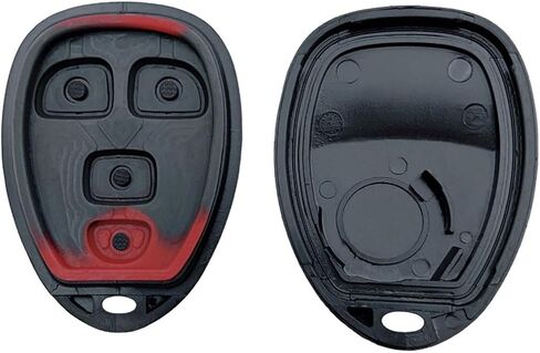 غطاء بديل عن بعد للدخول بدون مفتاح يناسب Chevy 2007-2014 Equinox Avalanche Silverado Escalade Tahoe Suburban GMC Yukon OUC60221، OUC60270 Key Fob Shell (4 أزرار-B) in Kuwait