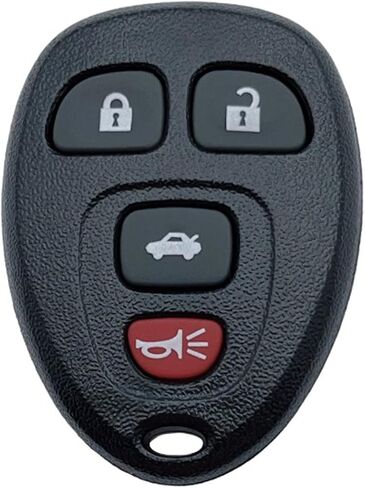 غطاء بديل عن بعد للدخول بدون مفتاح يناسب Chevy 2007-2014 Equinox Avalanche Silverado Escalade Tahoe Suburban GMC Yukon OUC60221، OUC60270 Key Fob Shell (4 أزرار-B) in Kuwait