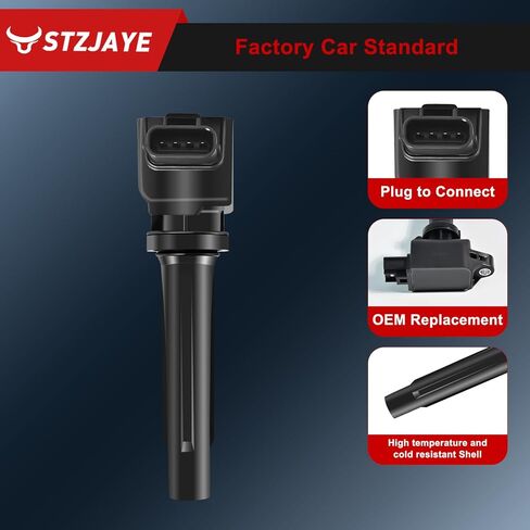 UF656 Ignition Coils Set of 4 Pack Compatible with Mazda 3 2012-2018,for Mazda 6 2014-2018,for Mazda CX-3 2016-2018,for Mazda CX-5 2013-2019,for Mazda CX-9 2016-2018 Coils Pack in Saudi Arabia