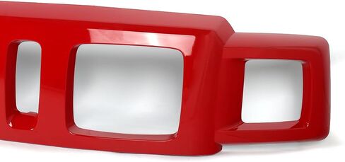 مجموعة شبكة أمامية سوداء غير لامعة متوافقة مع 2006-2010 Hummer H3 غطاء المصد العلوي للشواية غطاء شريط الوجه استبدال لـ 15834196، HU1200101 in Kuwait