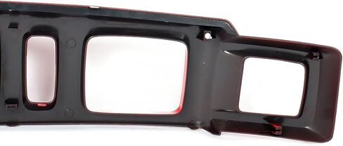 مجموعة شبكة أمامية سوداء غير لامعة متوافقة مع 2006-2010 Hummer H3 غطاء المصد العلوي للشواية غطاء شريط الوجه استبدال لـ 15834196، HU1200101 in Kuwait