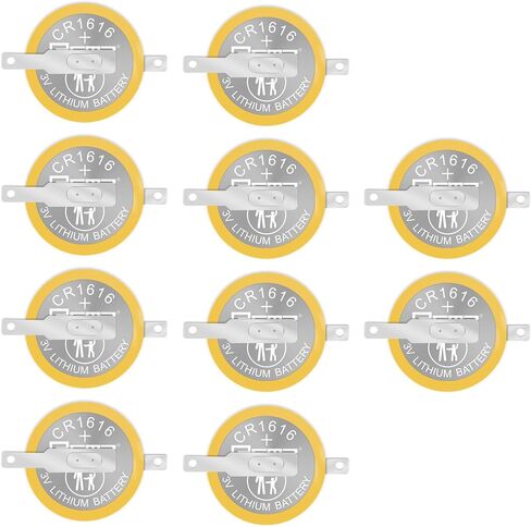 بطارية EEMB 10 عبوات من بطارية CR2032 مع علامات تبويب لحام لألواح ألعاب بطارية الخرطوشة وبطارية RTC in Kuwait