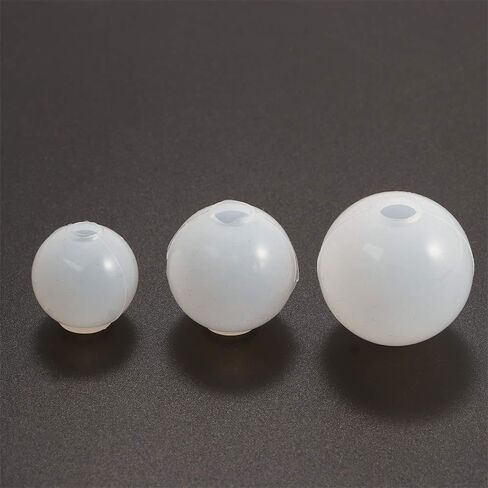 Ball Sewing Button Mold,Resin Mold DIY Decorative Pendant Art Tools Epoxy Resin Handmade Silicone Mold(30mm) in Saudi Arabia