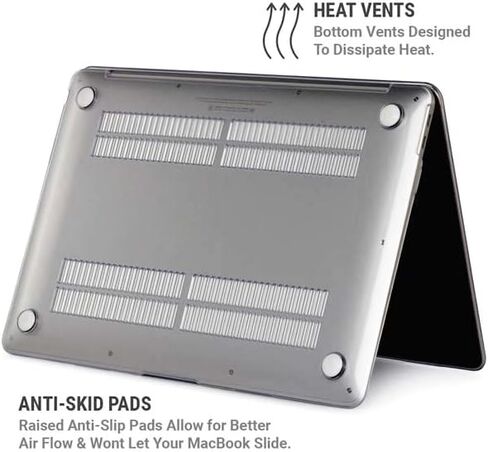 حافظة Skinit + غلاف متوافق مع جهاز MacBook Pro 16in (2021) - تصميم Hoosiers مرخص رسميًا من جامعة إنديانا in Kuwait