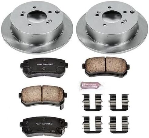 POWERSTOP KOE5394 Autospecialty Rear Replacement Brake Kit-OE Brake Rotors & Ceramic Brake Pads For Hyundai Tucson 2010-2015, Kia Sportage 2011-2016 [Model Specific] in Saudi Arabia