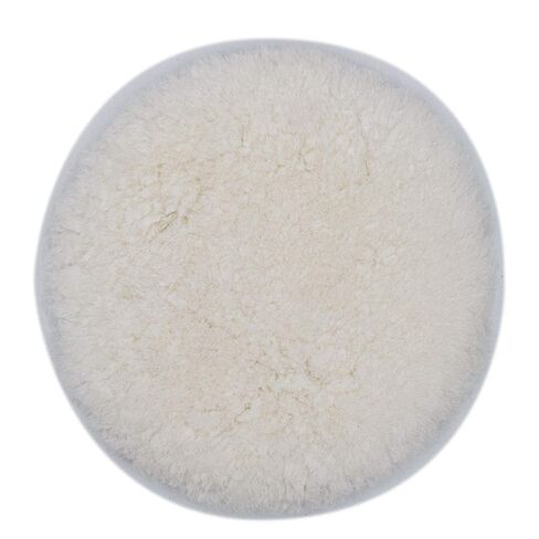 3D Lambswool Cutting Pad | Heavy Compound Cutting | Superior Finish for Painted Surfaces | 100% Wool | 6" Round Pad in Kuwait