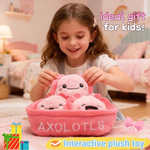 Dinosaur Plush Toy Set, 5pcs Soft Stuffed Dino Toys in Basket, 7.87in Interactive Plush Animal Figures – Birthday, Christmas, Kids Gift for Boys & Girls, Room Decor in Kuwait