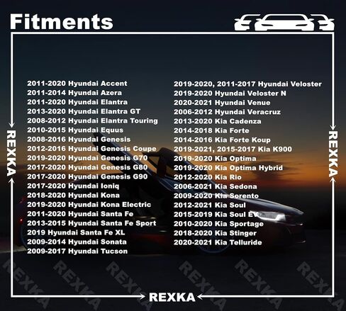 Rexka 10 مجموعات M5 × 20 مم غطاء ممتص الصدمات من النايلون مجموعة صامولة من النايلون لسيارة Hyundai Kia 12493-05207-E 86848-22000 - قالب ترخيص لبطانة غرفة القيادة وحارس الطين الذيل وقوس ترخيص الضوء in Kuwait