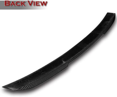 HYPERSPEED Real Carbon Fiber Rear Roof Window Visor Spoiler Wing Fit for 2013 2014 2015 2016 2017 Honda Accord Sedan 4-DR, Car Mods Exterior Accessories, Automotive Body Kit Replacement Parts Assembly in Saudi Arabia