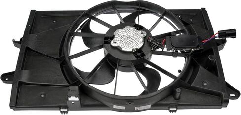Engine Cooling Fan Assembly 1PC Replaces 8G1Z8C607A, 8G1Z8C607B Compatible with Mercury Sable 2008-2009 Compatible with Taurus 2008-2012 Compatible with Taurus X 2008-2009 in Saudi Arabia
