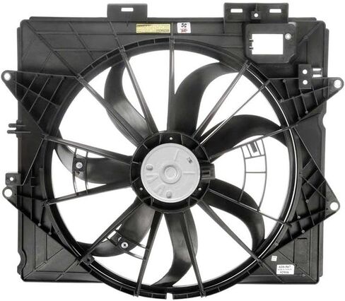 Engine Cooling Fan Assembly 1PC Replaces 19351719, 20914377 Compatible with Cadillac CTS 2014 2009 2010 2011 2012 2013 Compatible with Cadillac SRX 2009 Compatible with Cadillac STS 2009 2010 2011 in Saudi Arabia