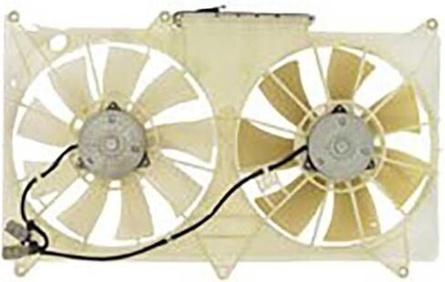 Engine Cooling Fan Assembly 1PC Replaces 1636146080, 1636146090 Compatible with GS300 1998-2005 Compatible with GS400 1998-2000 Compatible with GS430 2001-2004 in Saudi Arabia