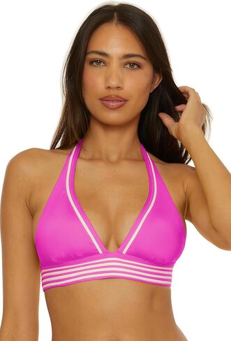 Trina Turk Women's Monaco Halter Bikini Top, Adjustable, Tie Back, Swimwear Separates in Saudi Arabia