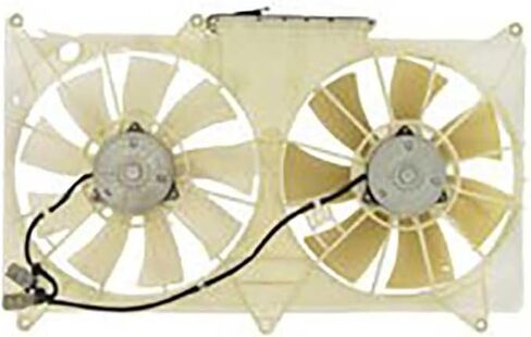 Engine Cooling Fan Assembly 1PC Replaces 1636146080, 1636146090 Compatible with GS300 1998-2005 Compatible with GS400 1998-2000 Compatible with GS430 2001-2004 in Saudi Arabia