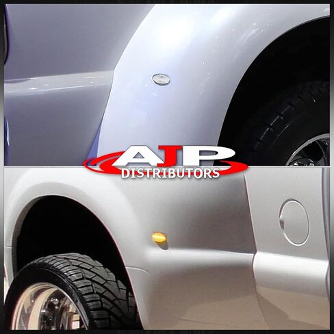 AJP Distributors LED Fender Side Marker Lights Lamps Compatible/Replacement Compatible/Replacement For F250 F350 F450 F550 Super Duty Dually 2011 2012 2013 2014 2015 2016 2017 2018 2019 2020 2021 2022 in Saudi Arabia