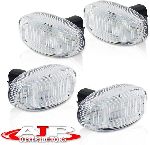 AJP Distributors LED Fender Side Marker Lights Lamps Compatible/Replacement Compatible/Replacement For F250 F350 F450 F550 Super Duty Dually 2011 2012 2013 2014 2015 2016 2017 2018 2019 2020 2021 2022 in Saudi Arabia
