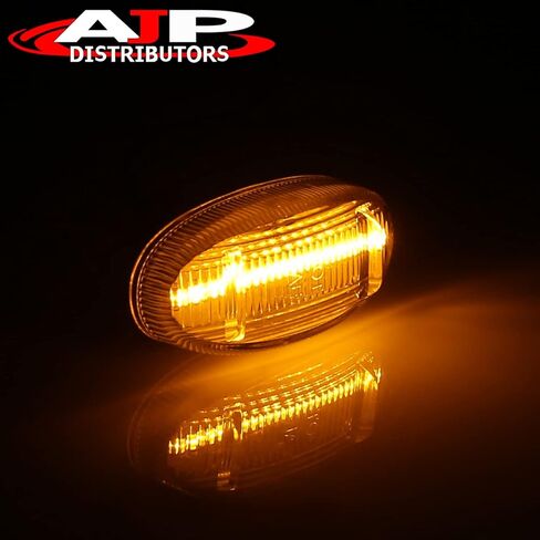 AJP Distributors LED Fender Side Marker Lights Lamps Compatible/Replacement Compatible/Replacement For F250 F350 F450 F550 Super Duty Dually 2011 2012 2013 2014 2015 2016 2017 2018 2019 2020 2021 2022 in Saudi Arabia