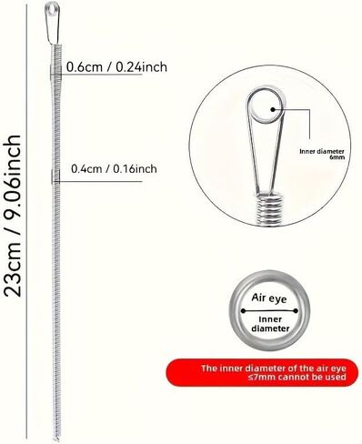 Easy to Use Efficient Threading Tool | Multi-Purpose Elastic Waistband Helper, Cord Threading Device with Bending Capability, Household Sewing Aid for Various Tasks Spring Eyelet Threader in Saudi Arabia