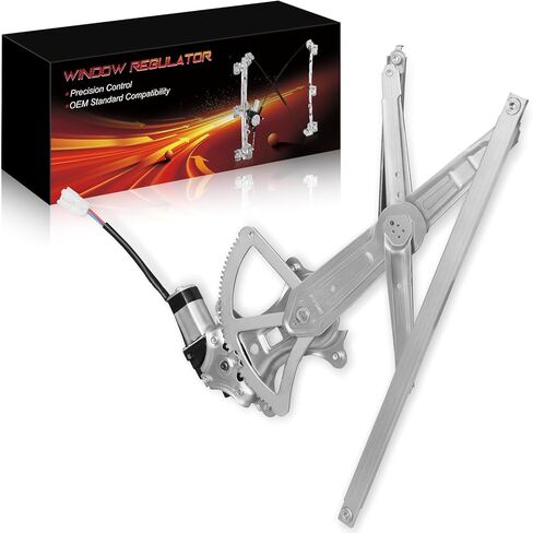 Front Left Power Window Regulator with Motor for:-Toyota Corolla Ce Le S 2003 2004 2005 2006 2007 2008, Corolla Xrs 2005 2006 1.8L L4, 2 Pins Connector Replace# ‎69820-02170 69820-12590 741-505 in Saudi Arabia