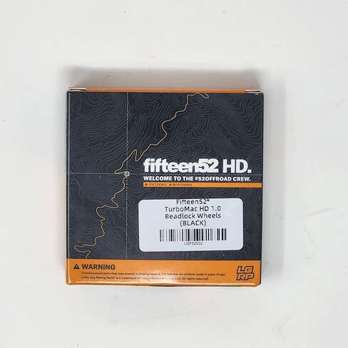 عجلات LGRP® FIFTEEN52® TURBOMAC HD Series 1.0 بوصة، (أسود ساتان)، 28 مم (1.1 بوصة) × 31 مم × 13 مم (4 عجلات لكل طلب) متوافقة مع 1/24 مقياس RC المحوري SCX24، Element، Enduro، URUAV، LGF52202 in Saudi Arabia